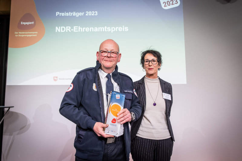 NDR Ehrenamtspreis, Martin Schulz-Hoesen von der Rettungshundestaffel Osterholz